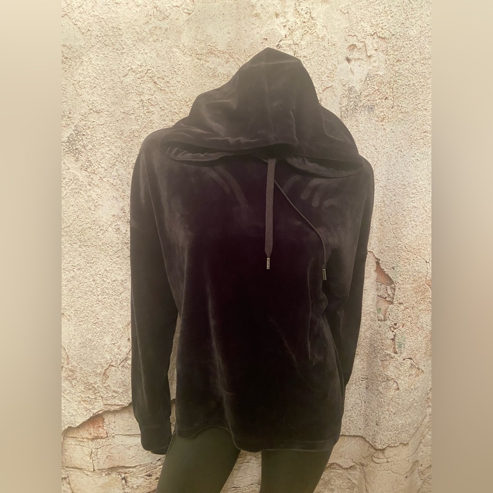 DKNY Black Super Soft Designer Hoodie